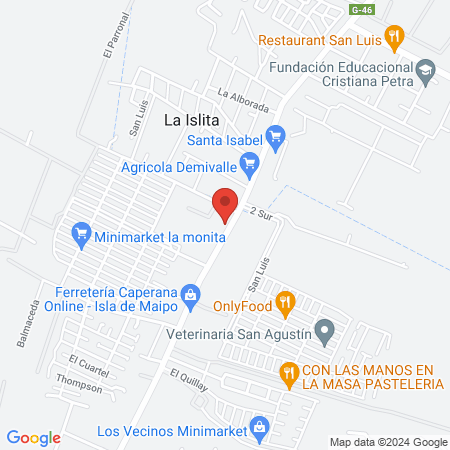 Barberia y peluqueria la islita map