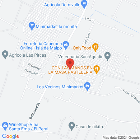 Bekho El Gomero Isla de Maipo map