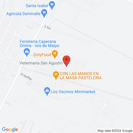 Veterinaria San Agustín map