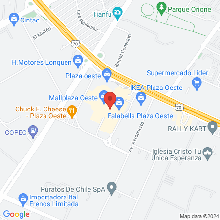 ▷ Europiel - Depilación Láser, Santiago de Chile, Cerrillos, Región Metropolitana, Plaza Oeste - Local A-273 map