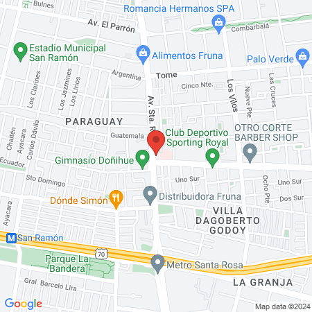 Clinica Dental Med y Dent map