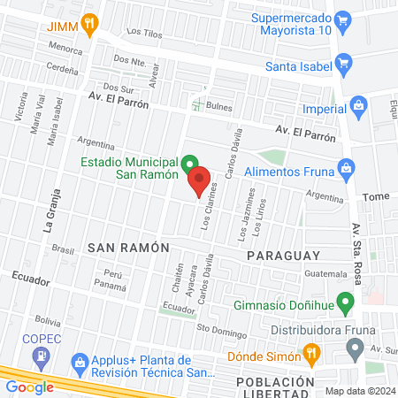 Cesfam Salvador Allende map