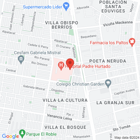 Urgencia Adulto Padre Hurtado map
