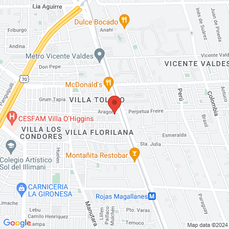 Clínica Veterinaria San Martín map