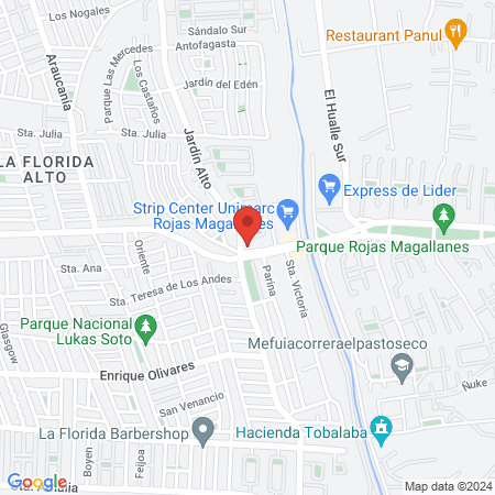 Hospital Clínico Veterinario MDK map