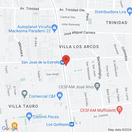 Instituto Ortodoncia map