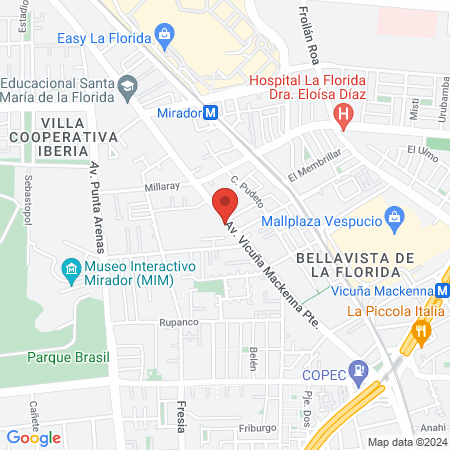 Centro kinesico Kine Skin map