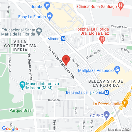 Veterinaria Totoro map