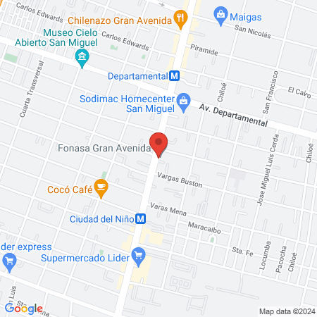 Centro Médico y Dental RedSalud San Miguel map