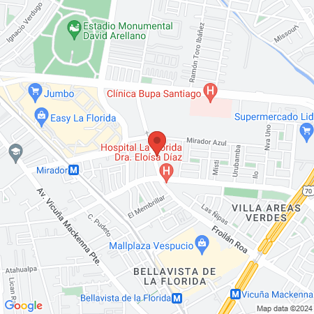 CESFAM Bellavista map