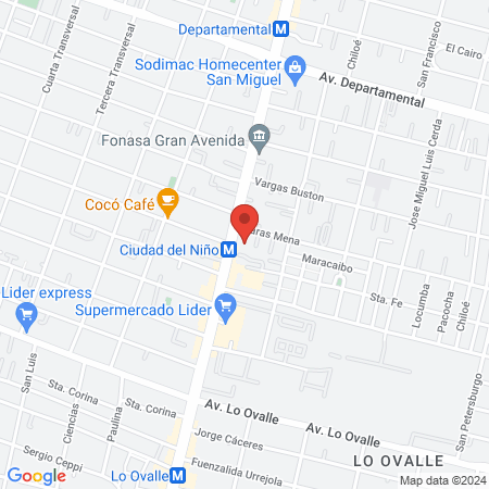 Servicios Odontologicos Caredent Limitada map