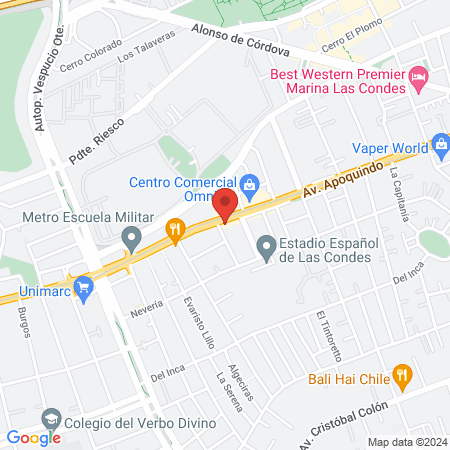Spa Manos y pies Apoquindo map