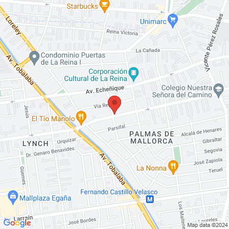 Centro de Estética La Reina map