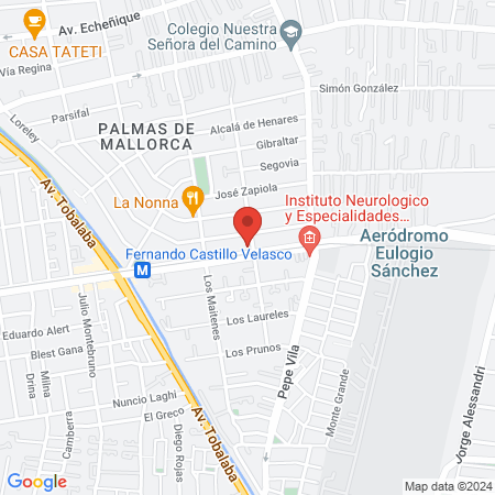 Clínica Veterinaria La Reina map