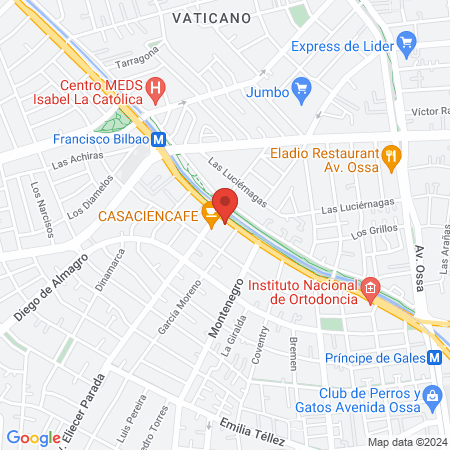 Barbería BlackJack map