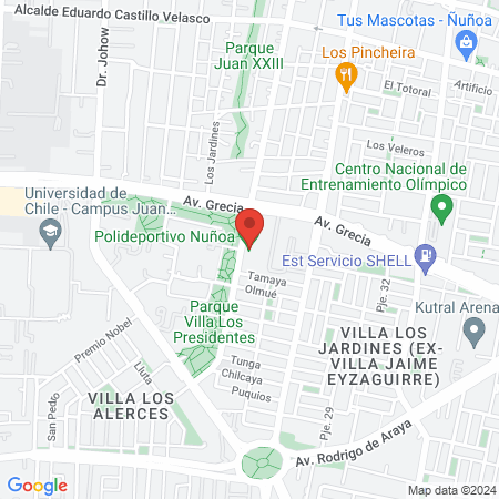 Polideportivo Nuñoa map