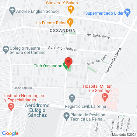 Crossfit La Reina map