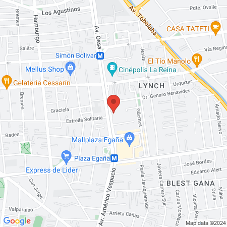 Centro Médico Clínica Santa María La Reina map