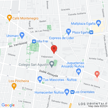 CENTRO VETERINARIO CIRUVET ÑUÑOA map