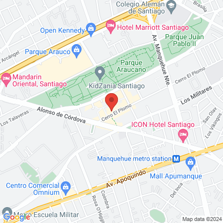 Gimnasio Energy Nueva Las Condes map