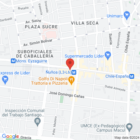 Centro Dávila Ñuñoa map