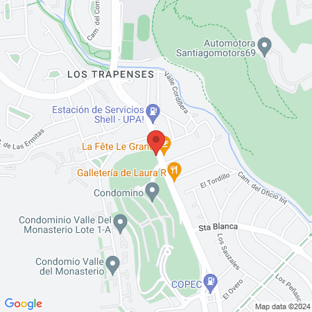 The Beauty Place Los Trapenses map