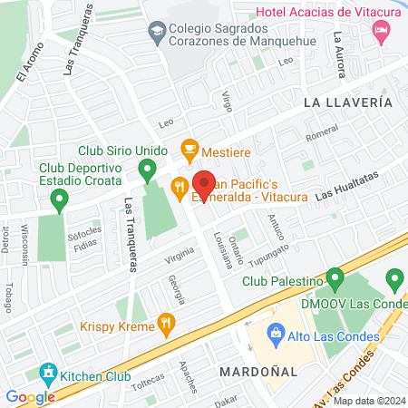 ARAMO Pilates - Masajes - Reiki - Vitacura map