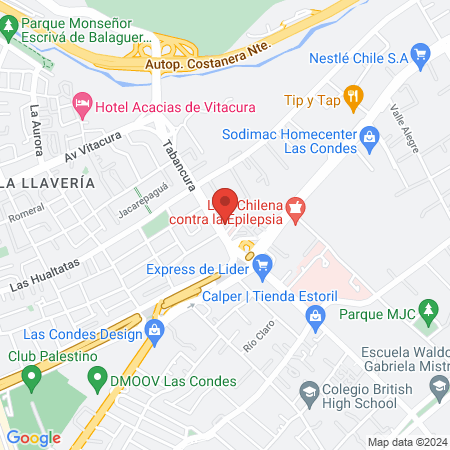 Centro De Diagnostico Clinica Tabancura S A map