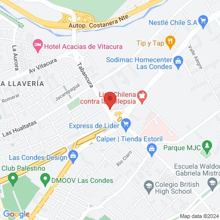 Centro Medico Tabancura map