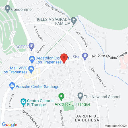 Clínica Los Trapenses map