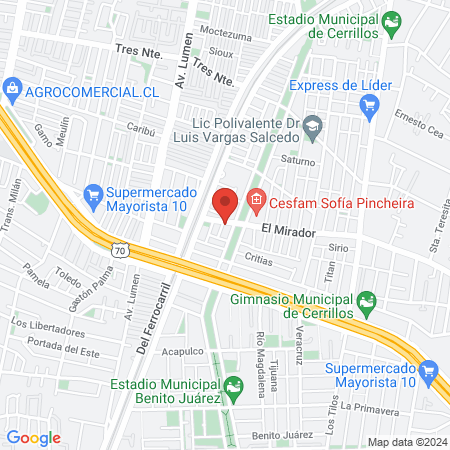 PELUQUERIA INTEGRAL MARY CAYUL map
