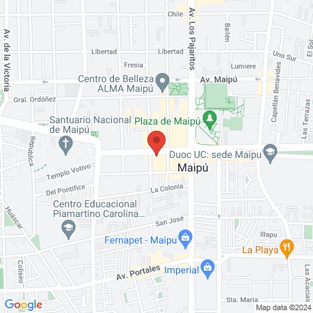 Medicenter Maipu map