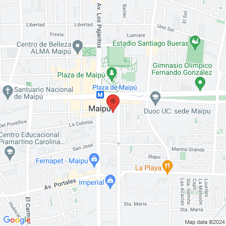 Centro Médico y Dental RedSalud Maipú map