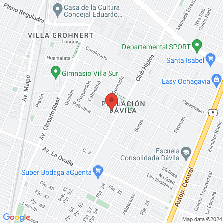 SAR Amador Neghme map