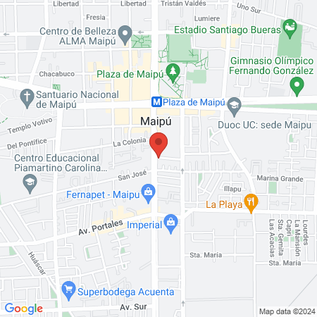 Dental Schneider - Maipú map
