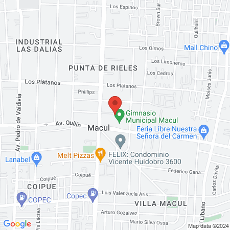 Club Recrear Macul map