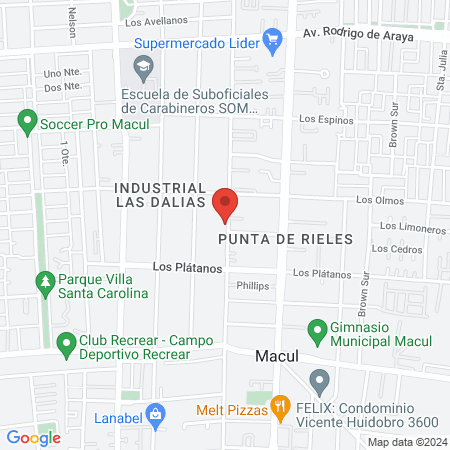 ATES FITNESS MACUL map