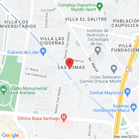 Felix de Amesti Cesfam Office map