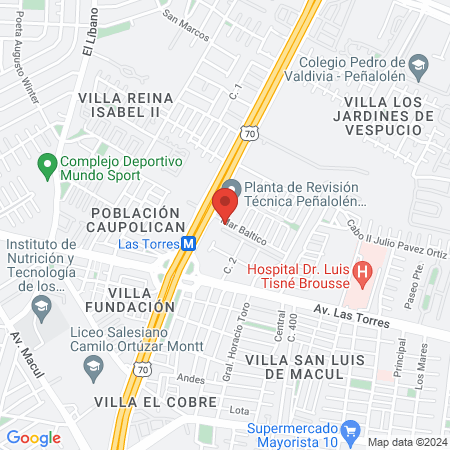 Clínica Veterinaria Parque Vespucio map