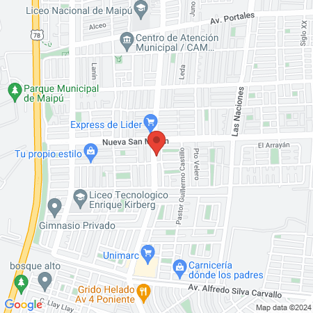 Salon Actitud tu salon maipu map