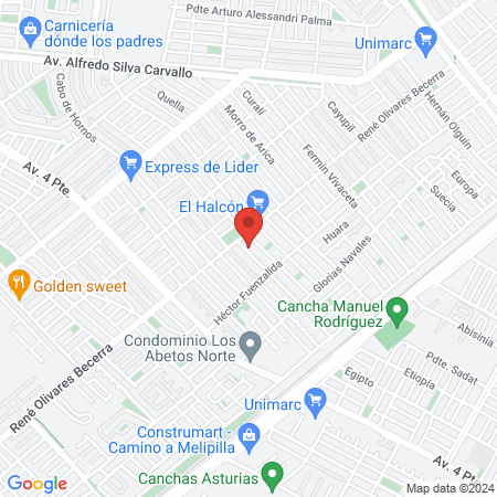 Peluquería Any map