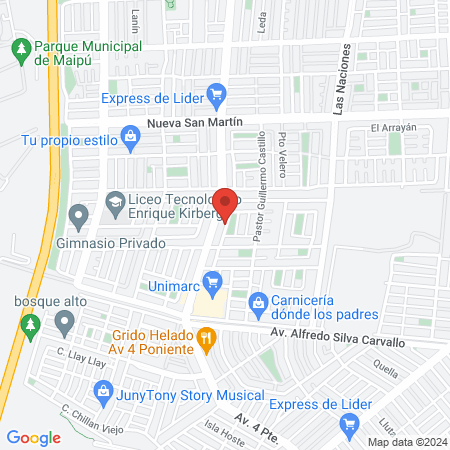 Gloria Cuevas Estetica Integral map