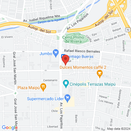 Centro Ortodoncia Maipú map