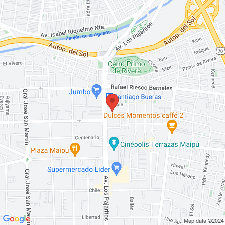 Instituto Oftalmológico Integral - Maipú map