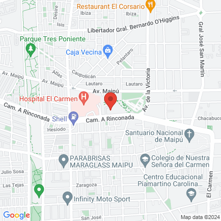 CRS Maipú map