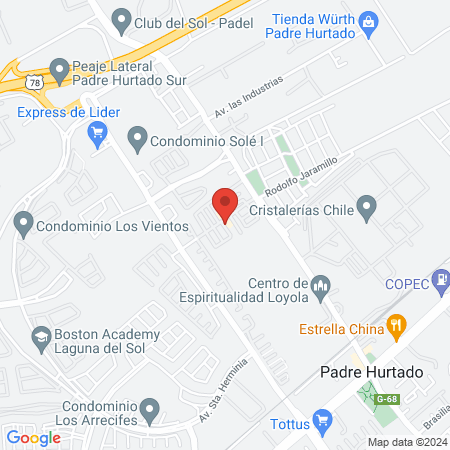 Veterinaria Top Animal Padre Hurtado map