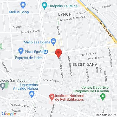 Katsu Fitness Egaña map