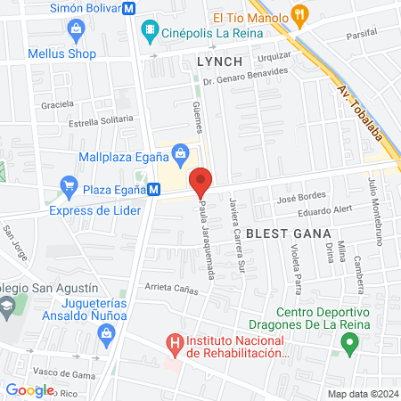 The Lux Barber Shop map