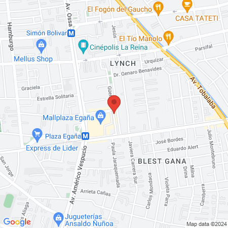 Barbería Black Star map