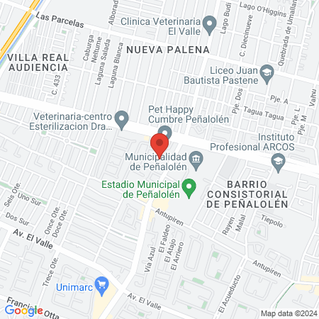 Centro dental Peñalolén Dra Patricia Castro map